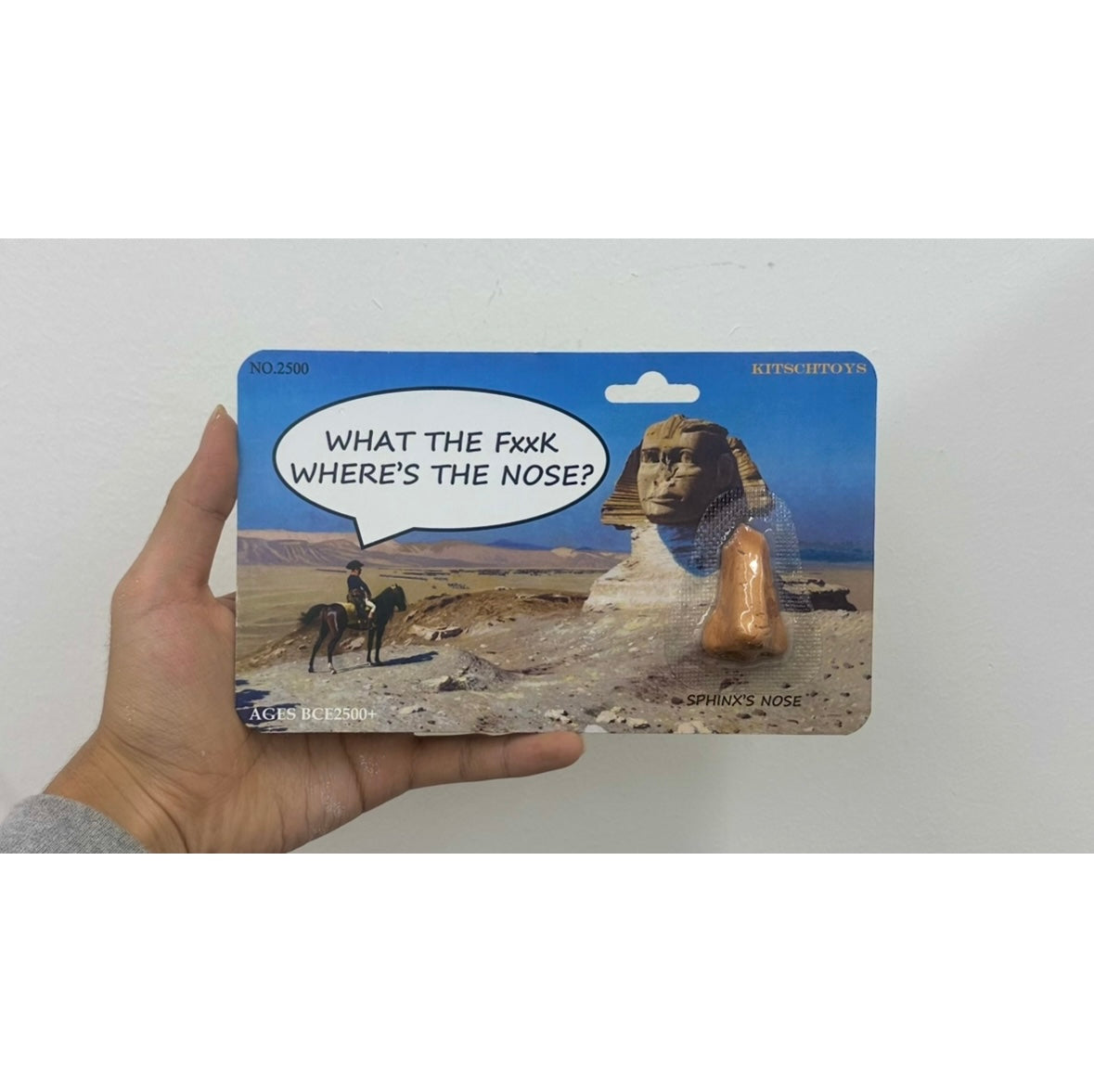 WHAT THE FxxK WHERE'S THE NOSE?